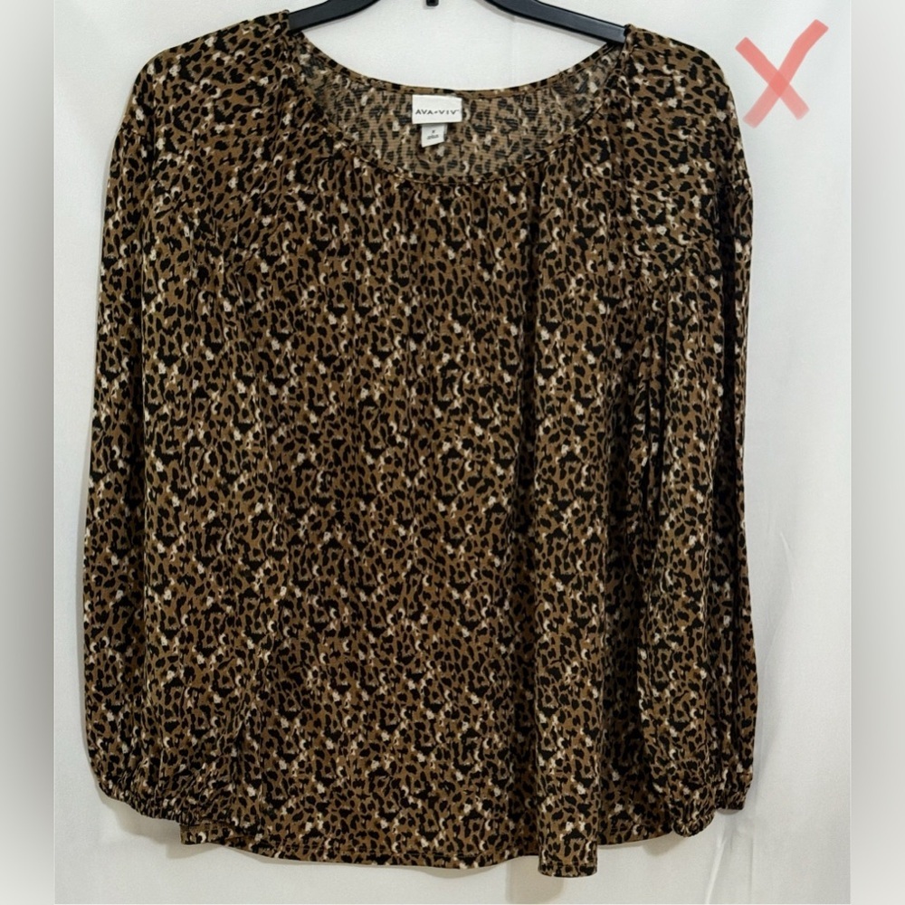 Animal Print Blouse